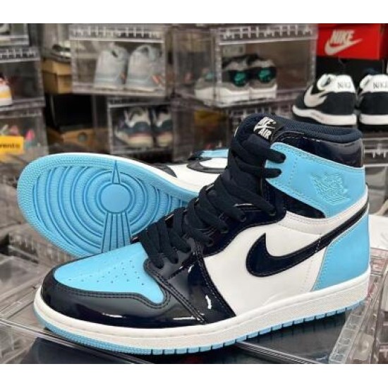 Wmns Air Jordan 1 Retro High OG Blue Chill CD0461 401 Obsidian/Blue ...